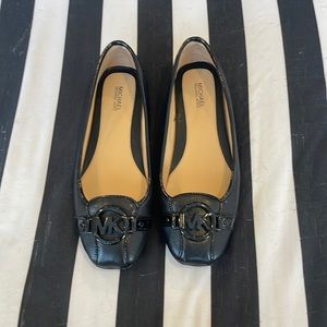 Michael Kors MK Logo Black Flats